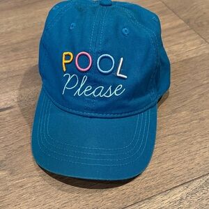 Time and Tru Blue 'Pool Please' Women's Cap